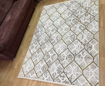 Прямоугольный ковёр Forte 6232A_MUSTARD_MUSTARD, Турция