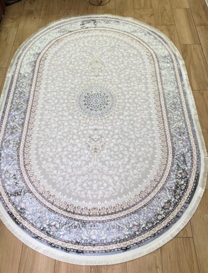 Овальный ковёр Irani lux 6924A_D_BLUE_D_BLUE, Турция
