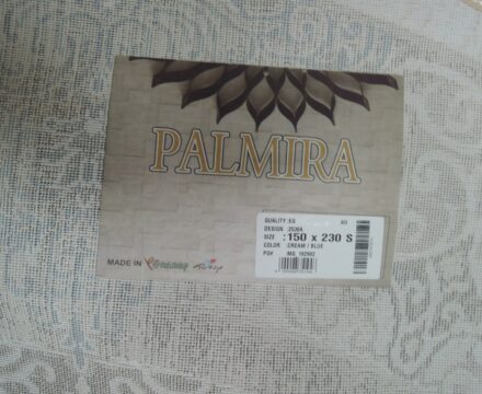 Овальный ковёр Palmira 2538A_CREAM_BLUE, Турция