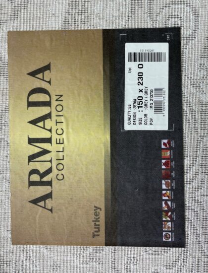 Овальный ковёр Armada 3570A_GREY_GREY, Турция