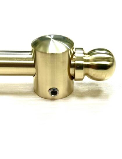 Длина 1,3 м. Ковродержатель из латуни L014 Пруток 12 мм