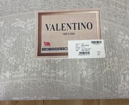 Круглый ковёр Valentino + vigo 6771A_BLUE_BLUE, Турция