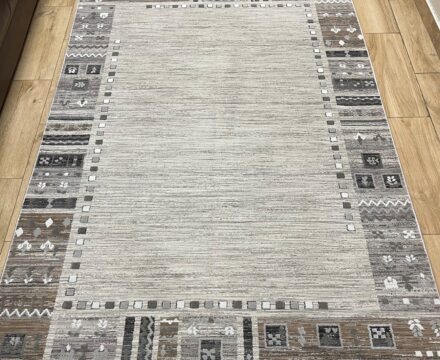 Прямоугольный ковёр Effero  A524BQ_L_GREEY_D_GREY, Турция