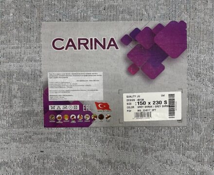 Овальный ковёр Carina 4913A_GREY_GREY, Турция