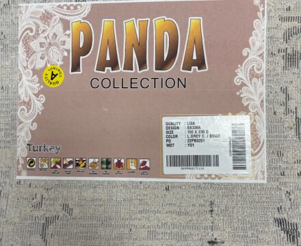 Прямоугольный ковёр Panda  BB336A_L_GREY_C_BEIGE, Турция