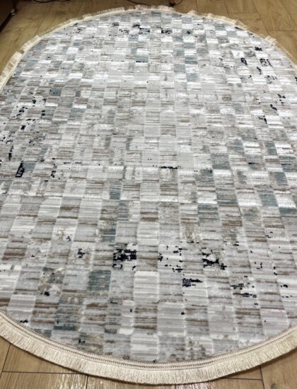 Овальный ковёр Linda  4267A_CREAM_CREAM, Турция