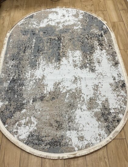 Овальный ковёр Carina 4909A_CREAM_CREAM, Турция