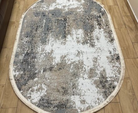 Овальный ковёр Carina 4909A_CREAM_CREAM, Турция