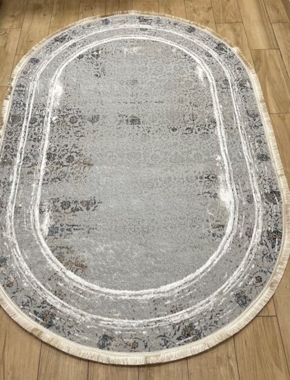 Овальный ковёр Carina 4913A_GREY_GREY, Турция