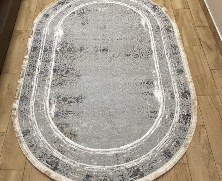 Овальный ковёр Carina 4913A_GREY_GREY, Турция