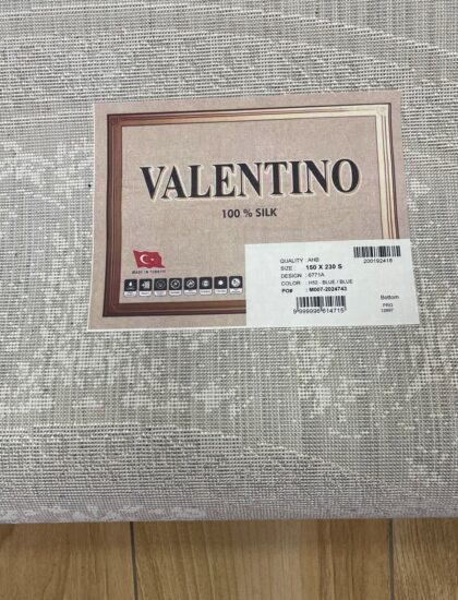 Овальный ковёр Valentino + vigo 6771A_BLUE_BLUE, Турция