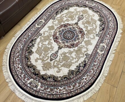 Овальный ковёр Shahriyar 3854N_NAVY_NAVY, Турция