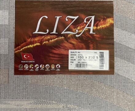 Овальный ковёр Liza 6377A_GREY_GREY, Турция