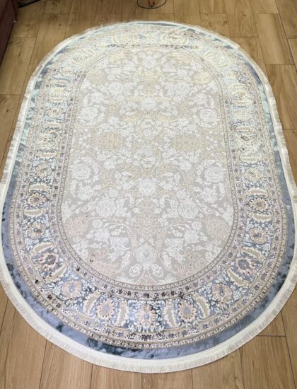 Овальный ковёр Irani lux 6839A_D_BLUE_D_BLUE, Турция