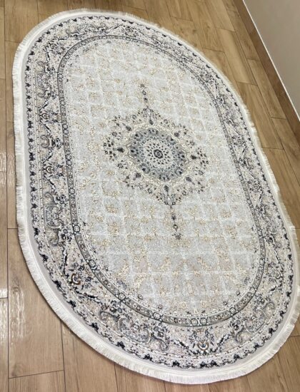 Овальный ковёр Irani lux 6815A_CREAM_CREAM, Турция