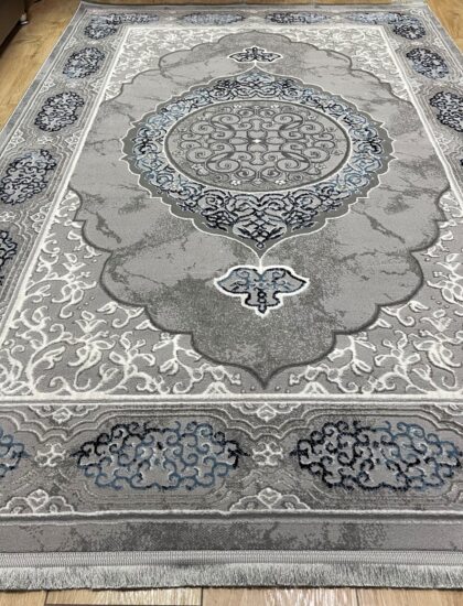 Прямоугольный ковёр Atlas 3373A_GREY_BLUE, Турция