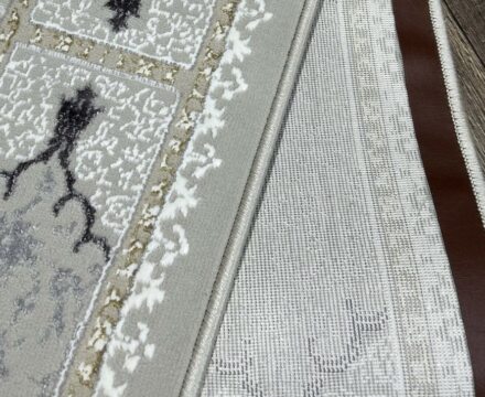 Квадратный ковёр Valentino + vigo 6817A_L_GREY_L_GREY, Турция