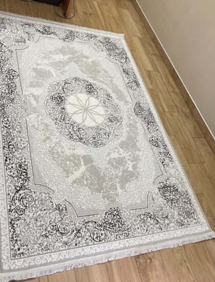 Прямоугольный ковёр Valentino + vigo 5994A_L_GREY_L_GREY, Турция