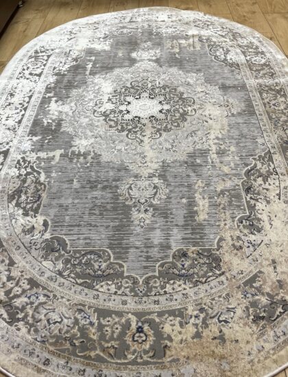 Овальный ковёр Panda  BB331A_GREY_C_GREY_C, Турция