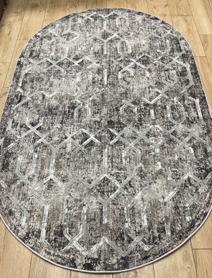 Овальный ковёр Effero  A765AD_L_BROWN_GREY, Турция