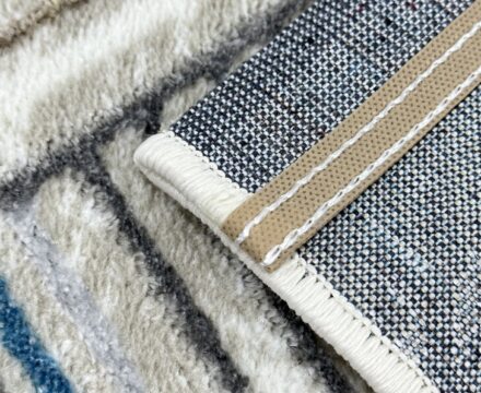 B048A_BLUE FDY / BEIGE SHRINK