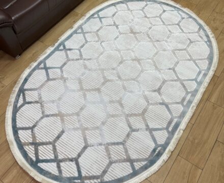 Овальный ковёр Linda  4268A_BLUE_BLUE, Турция