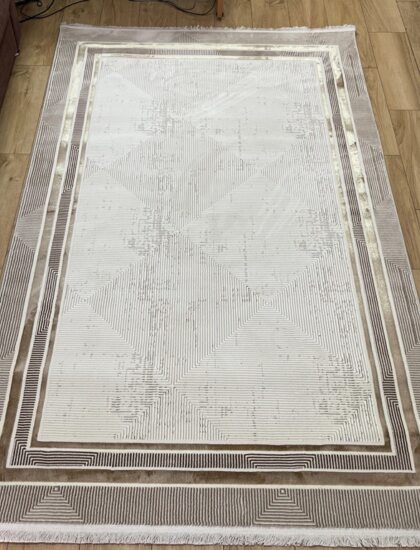 Прямоугольный ковёр Hilton 5917A_BEIGE_BEIGE, Турция