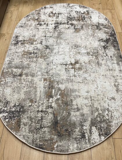 Овальный ковёр Effero  A787AG_GREY_L_BROWN, Турция