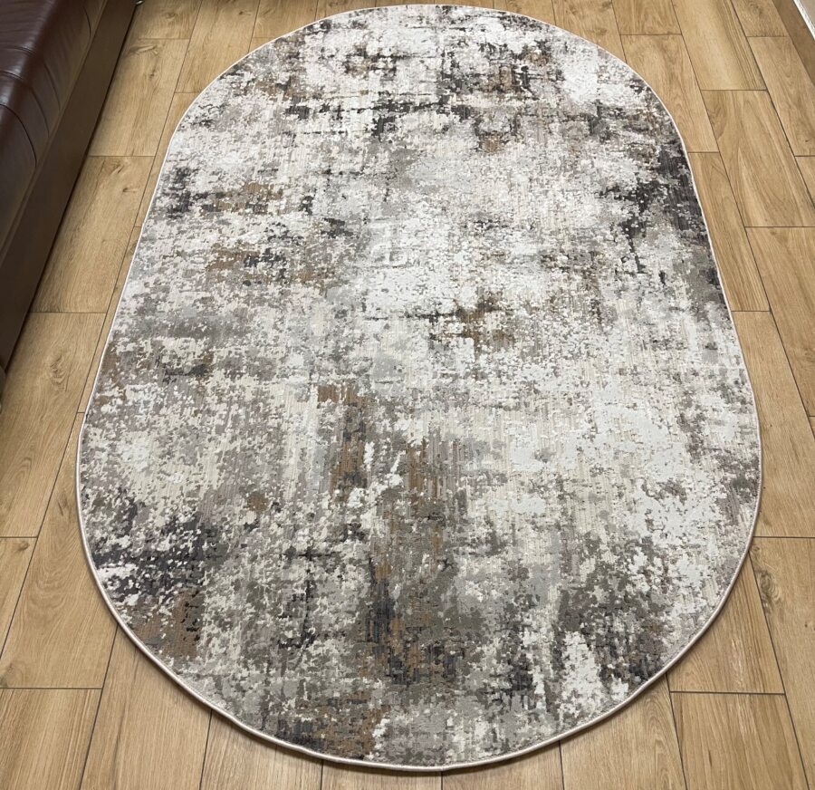 Овальный ковёр Effero  A787AG_GREY_L_BROWN, Турция