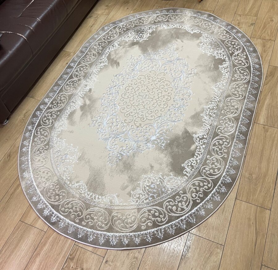 Круглый ковёр Palermo 0102SA_IVORY_BEIGE, Турция