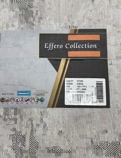 Овальный ковёр Effero  A787AG_GREY_L_BROWN, Турция