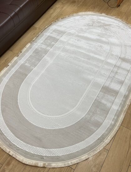 Овальный ковёр Carina 4920A_CREAM_CREAM, Турция