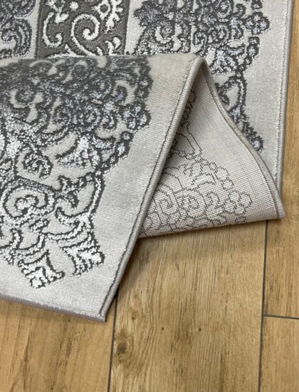 Квадратный ковёр Palermo 00501A_L_GREY_P_GREY, Турция