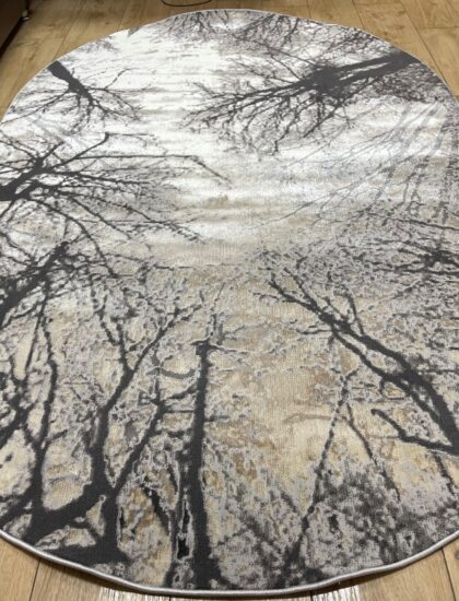 Овальный ковёр Panda  BB334A_L_GREY_C_ANTRASIT, Турция