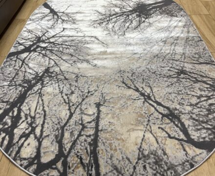 Овальный ковёр Panda  BB334A_L_GREY_C_ANTRASIT, Турция