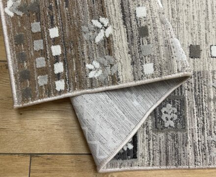 Прямоугольный ковёр Effero  A524BQ_L_GREEY_D_GREY, Турция