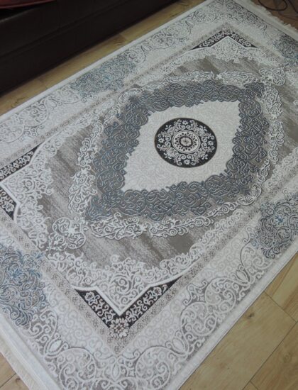 Квадратный ковёр Palmira 2538A_CREAM_BLUE, Турция