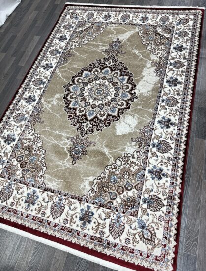 00633A_BURGUNDY / BEIGE FDY