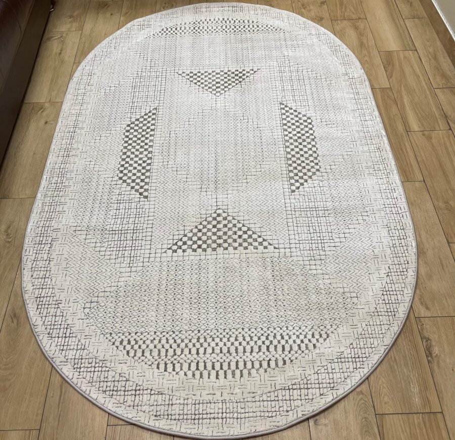 Овальный ковёр Tiffany  0DK55C_IVORY_COCONUTMILK, Турция