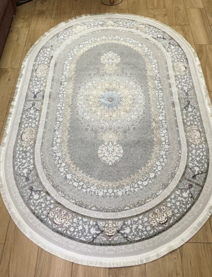 Овальный ковёр Irani lux 6758A_GREY_GREY, Турция