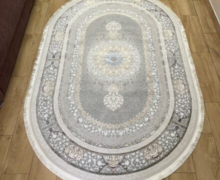 Овальный ковёр Irani lux 6758A_GREY_GREY, Турция