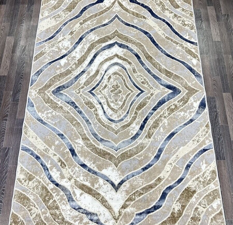 D066A_CREAM SHIRINK / BLUE FDY