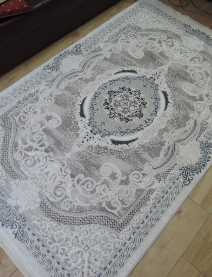 Прямоугольный ковёр Palmira 2539A_CREAM_BLUE, Турция