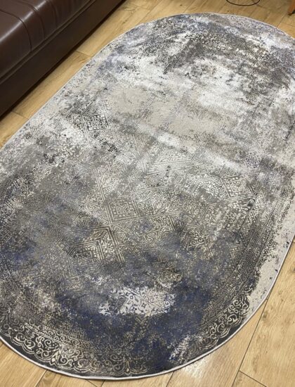 Овальный ковёр Panda  BB333A_L_GREY_C_BLUE, Турция