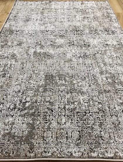 Прямоугольный ковёр Effero  A781AK_D_GREY_L_GREY, Турция