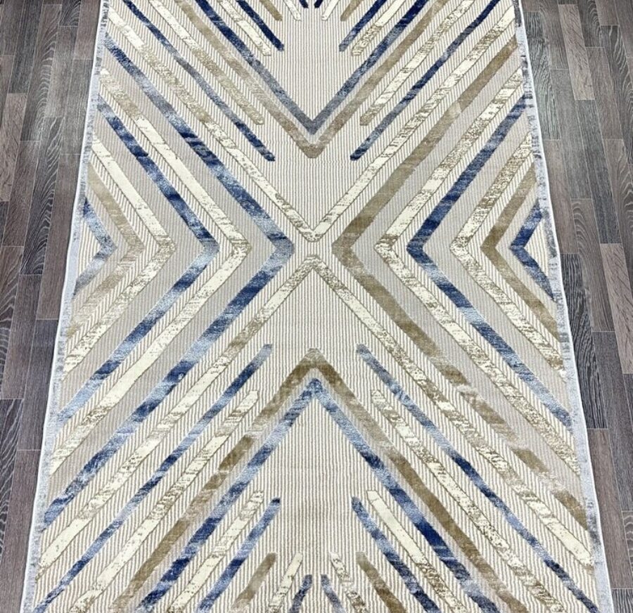 D037A_CREAM SHIRINK / BLUE FDY