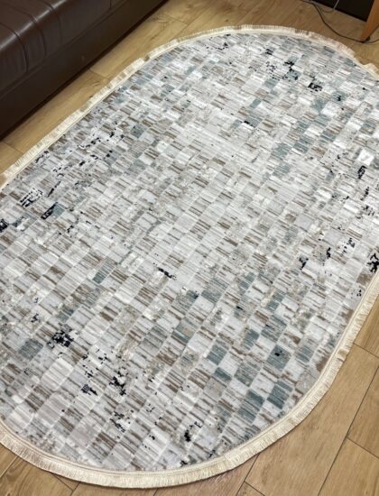 Овальный ковёр Linda  4267A_CREAM_CREAM, Турция