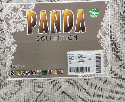 Овальный ковёр Panda  BB335A_L_GREY_C_BEIGE, Турция