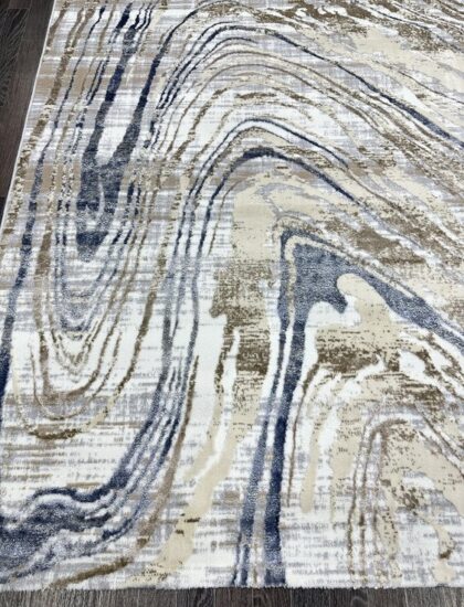 D065A_CREAM SHIRINK / BLUE FDY