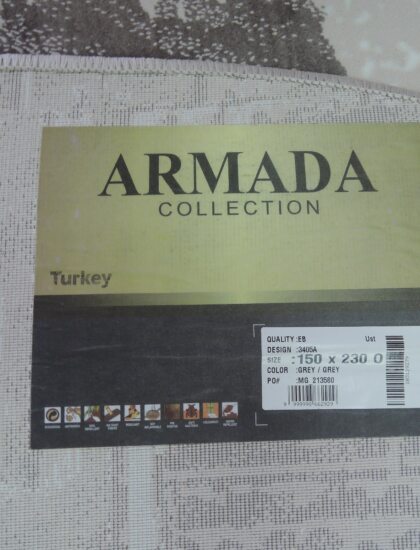 Овальный ковёр Armada  3405A_GREY_GREY, Турция